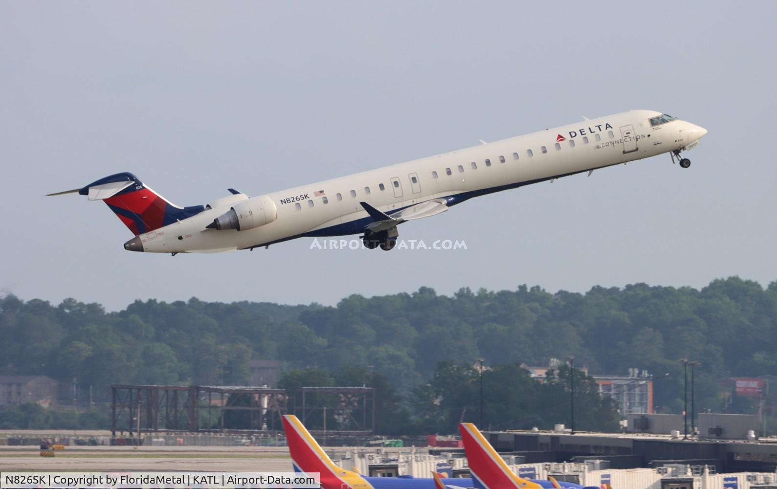 N826SK, 2018 Bombardier CRJ-900LR (CL-600-2D24) C/N 15449, SKW/DAL CR9 zx atl-mob
