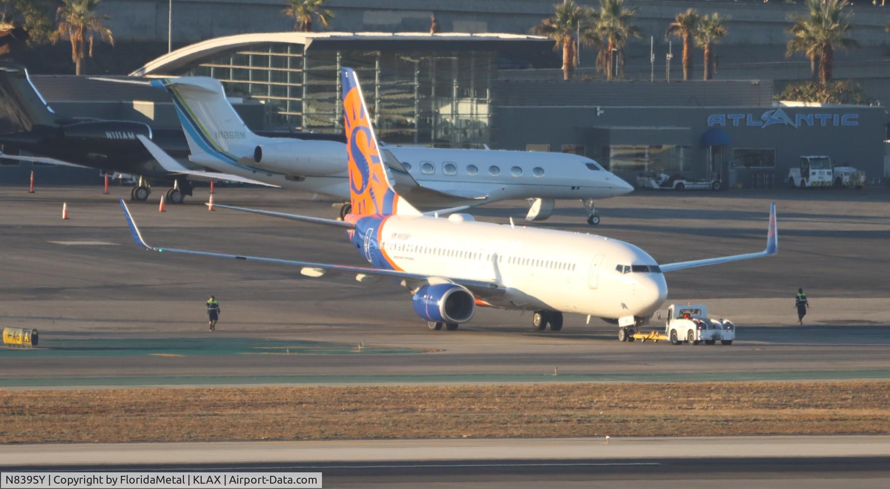 N839SY, 2017 Boeing 737-8JP C/N 42083, SCX 738 zx 