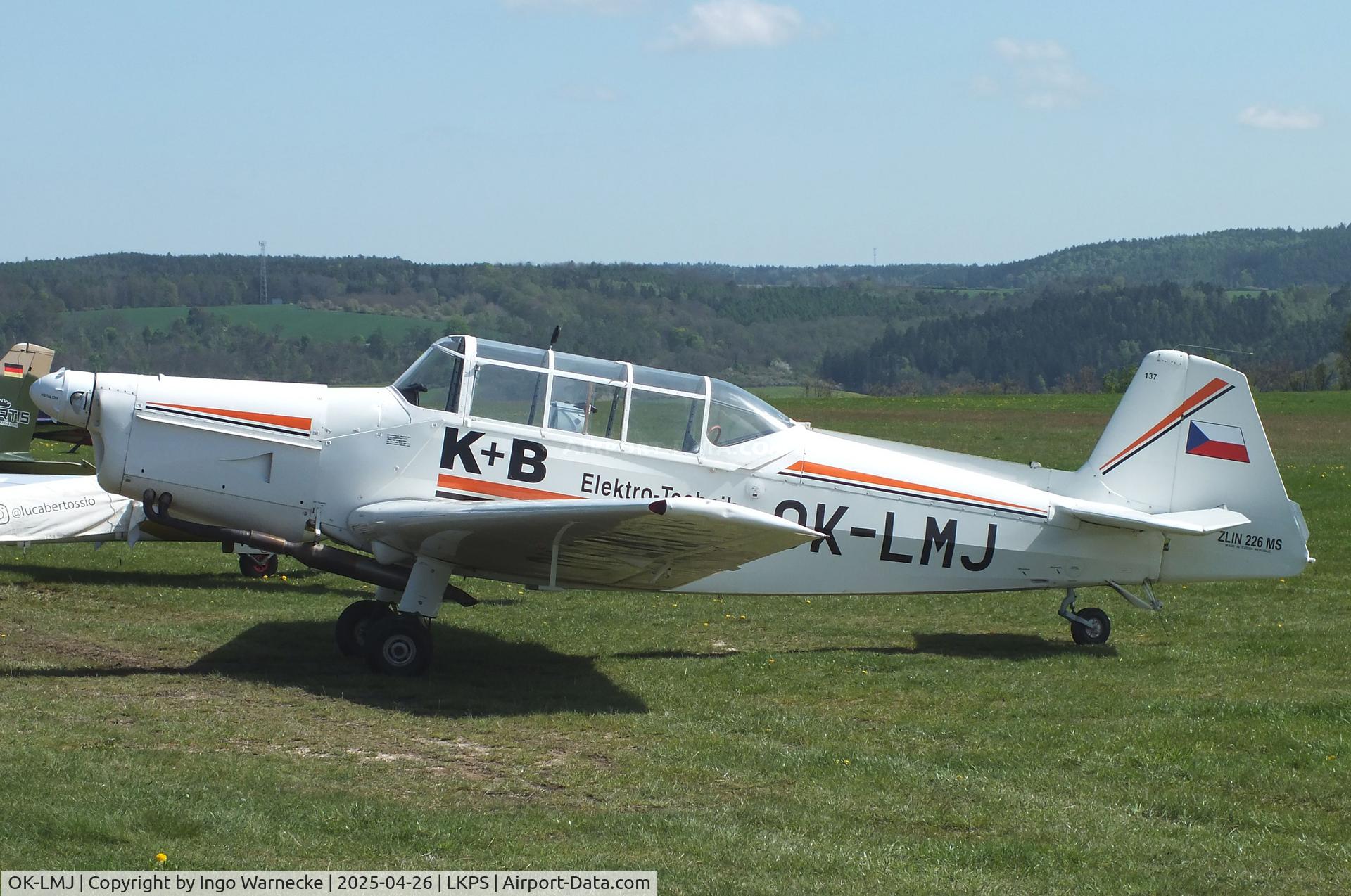 OK-LMJ, Zlin Z-226MS Trener C/N 137, Zlin Z-226MS Trener at the 2025 Plasy Den ve vzduchu airshow