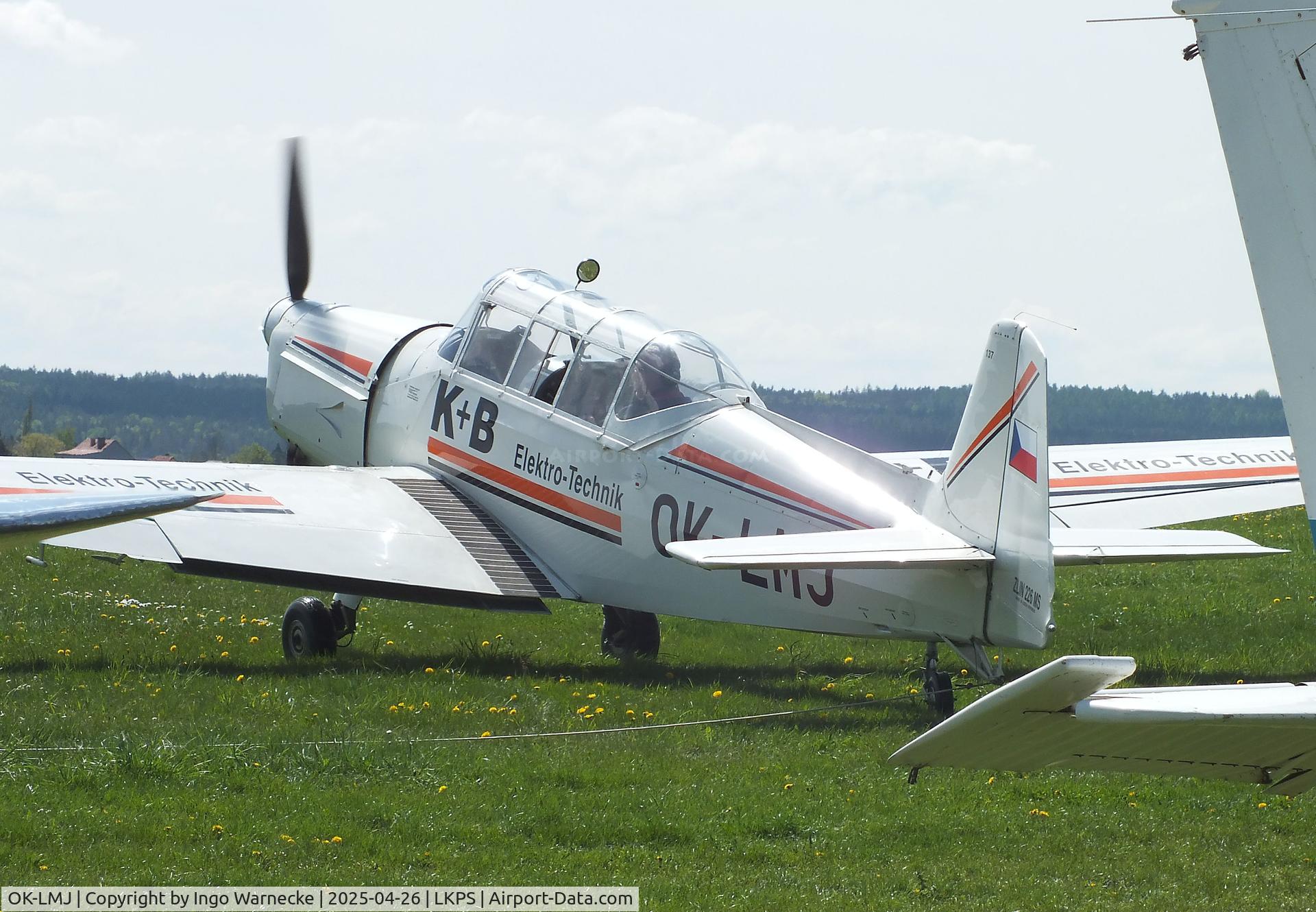OK-LMJ, Zlin Z-226MS Trener C/N 137, Zlin Z-226MS Trener at the 2025 Plasy Den ve vzduchu airshow