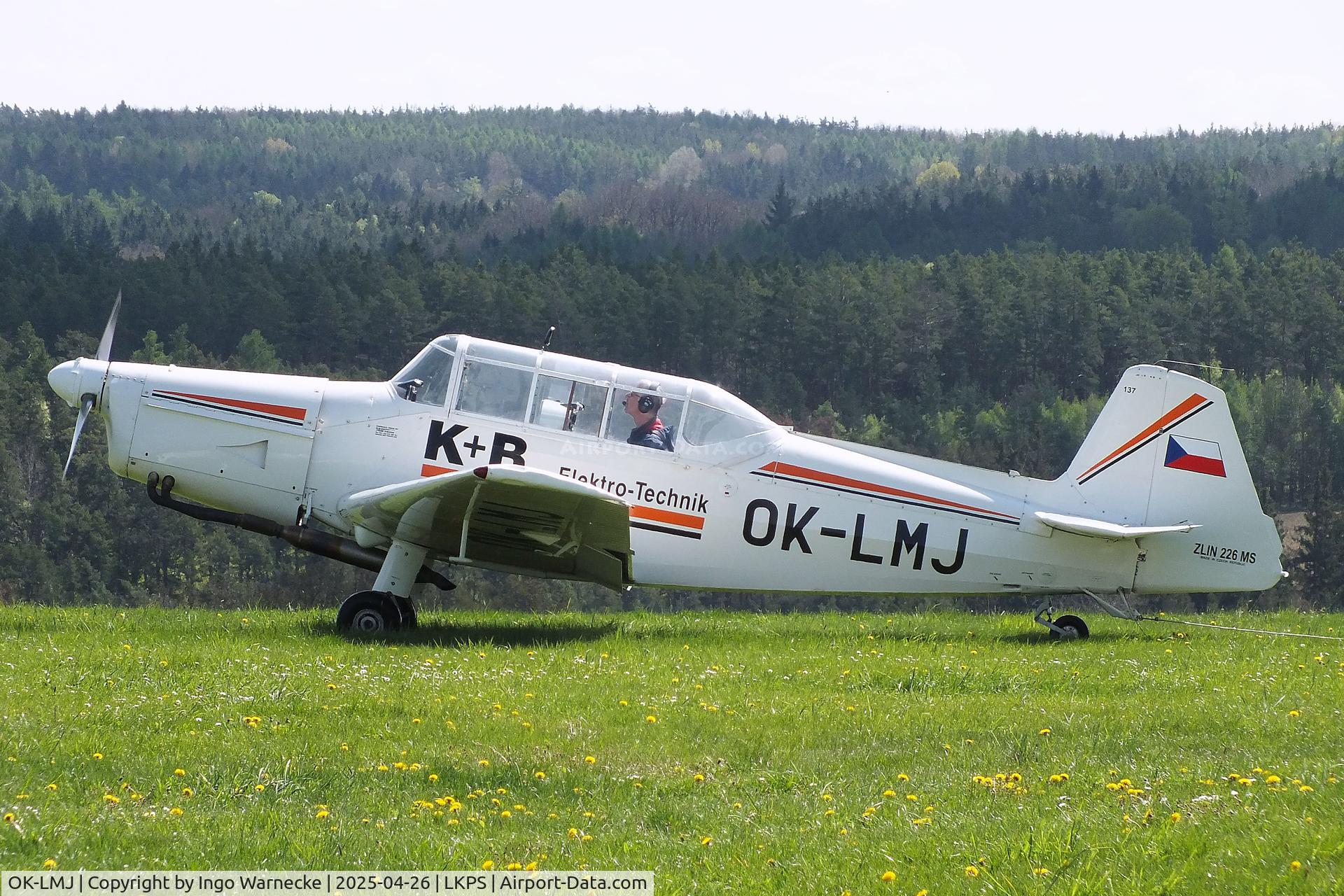 OK-LMJ, Zlin Z-226MS Trener C/N 137, Zlin Z-226MS Trener at the 2025 Plasy Den ve vzduchu airshow