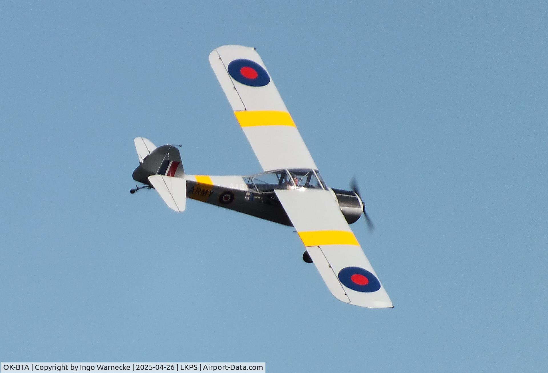 OK-BTA, 1945 Taylorcraft J Auster 5 C/N 1753, Taylorcraft J Auster 5 at the 2025 Plasy Den ve vzduchu airshow