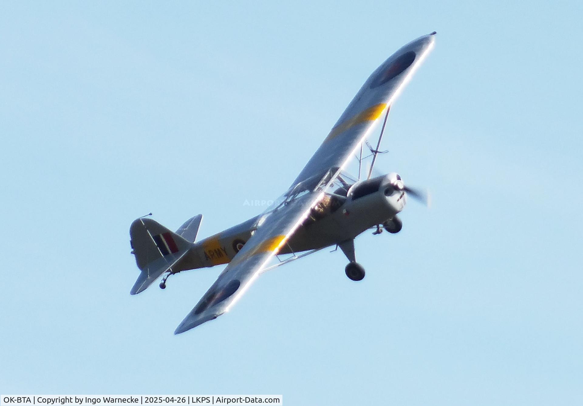 OK-BTA, 1945 Taylorcraft J Auster 5 C/N 1753, Taylorcraft J Auster 5 at the 2025 Plasy Den ve vzduchu airshow