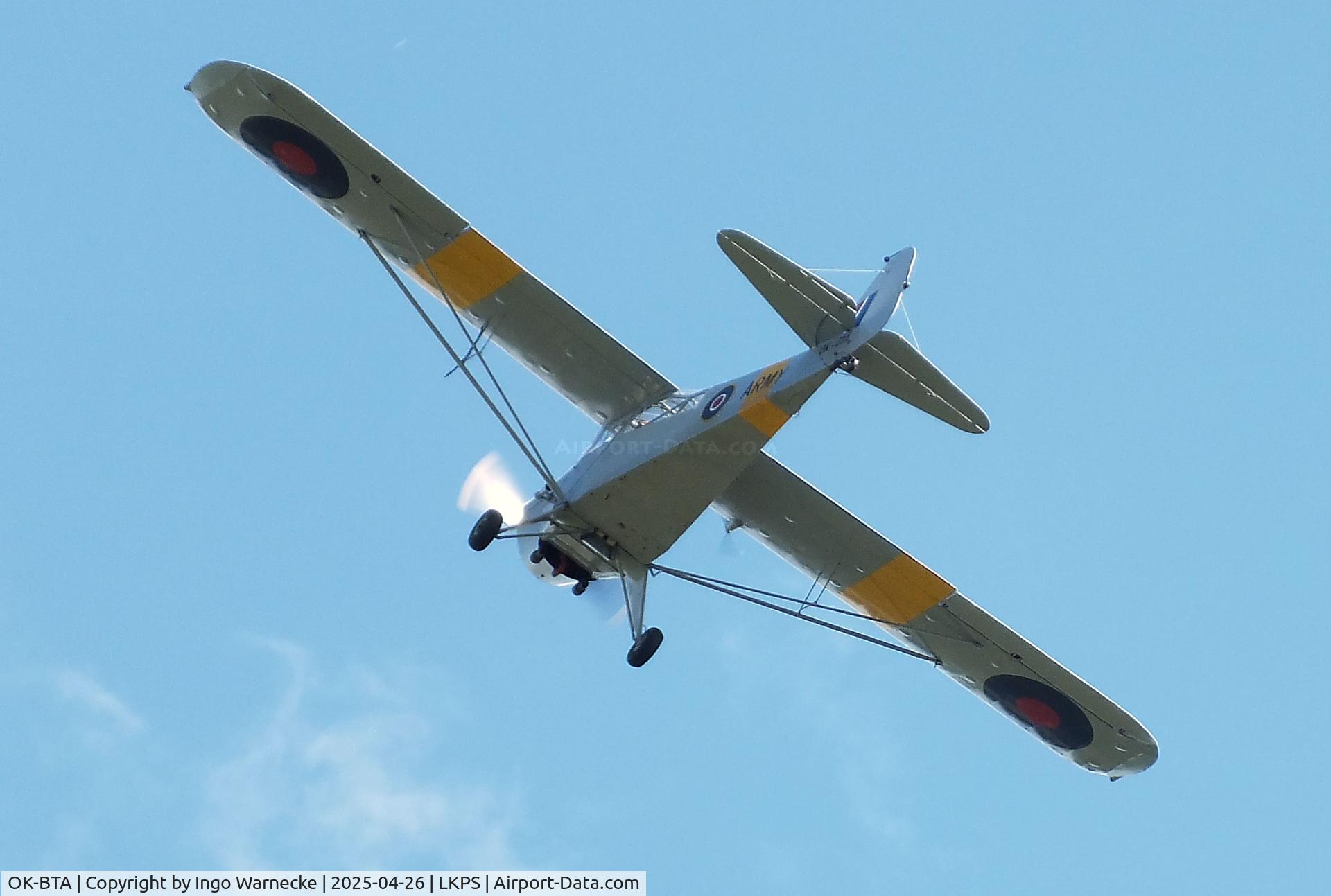 OK-BTA, 1945 Taylorcraft J Auster 5 C/N 1753, Taylorcraft J Auster 5 at the 2025 Plasy Den ve vzduchu airshow