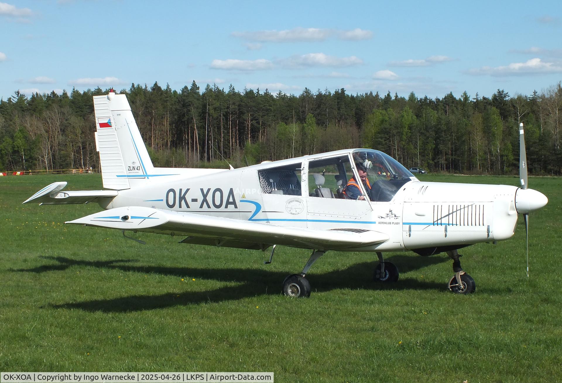 OK-XOA, Zlin Z-43 C/N 0105, Zlin Z-43 at the 2025 Plasy Den ve vzduchu airshow