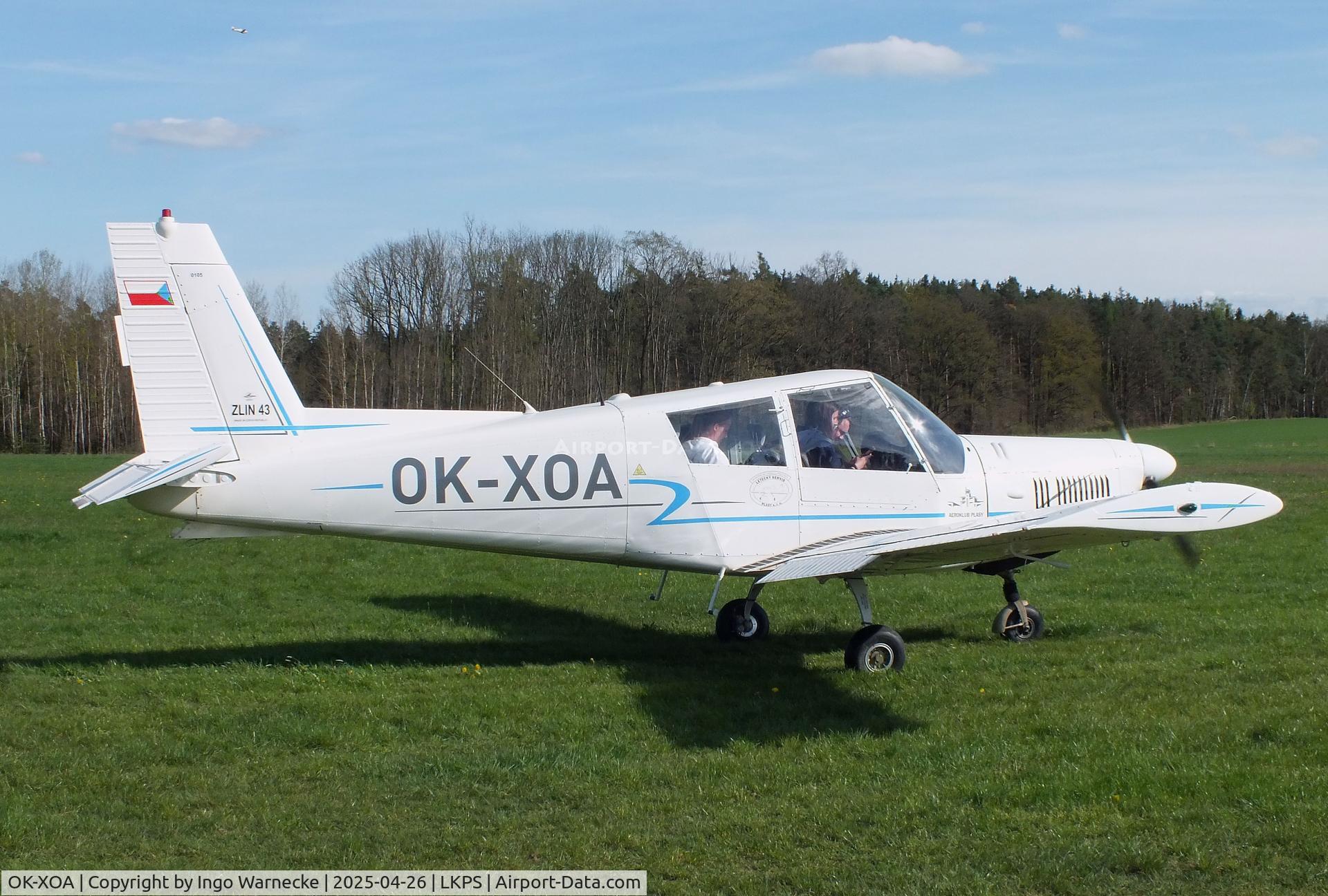 OK-XOA, Zlin Z-43 C/N 0105, Zlin Z-43 at the 2025 Plasy Den ve vzduchu airshow