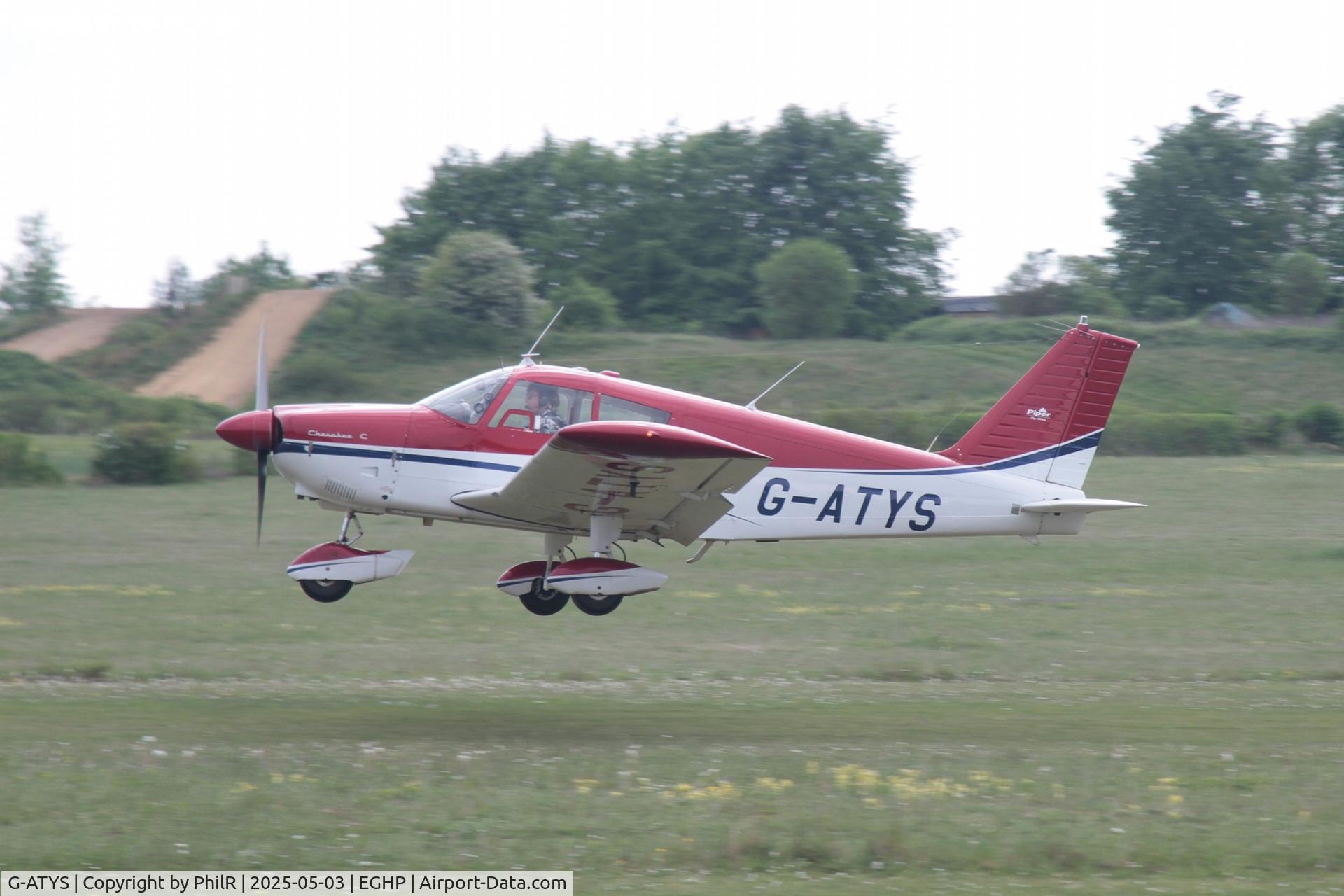 G-ATYS, 1966 Piper PA-28-180 Cherokee C/N 28-3296, G-ATYS 1966 Piper PA-28-180 Cherokee Popham Microlight Fly In