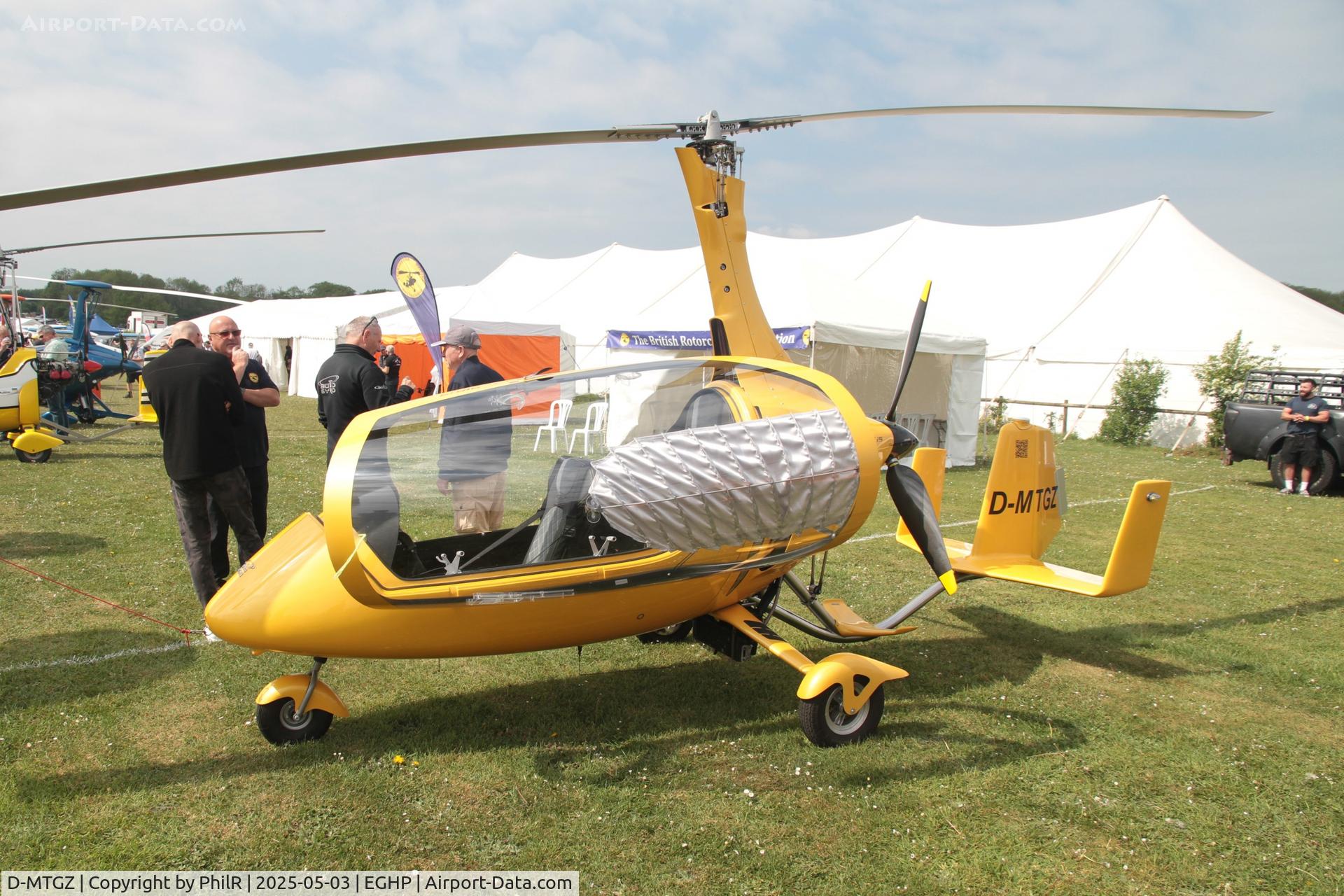 D-MTGZ, , D-MTGZ AutoGyro Europe Calidus 916iS Popham Microlight Fly In 03.05.25