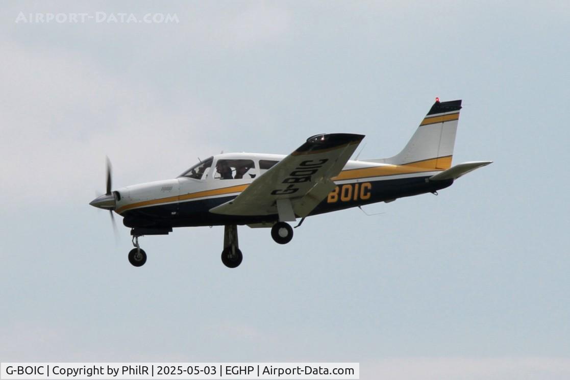 G-BOIC, 1978 Piper PA-28R-201T Cherokee Arrow III C/N 28R-7803123, G-BOIC 1978 Piper PA-28R-201T Turbo Cherokee Arrow lll Popham Microlight Fly In 