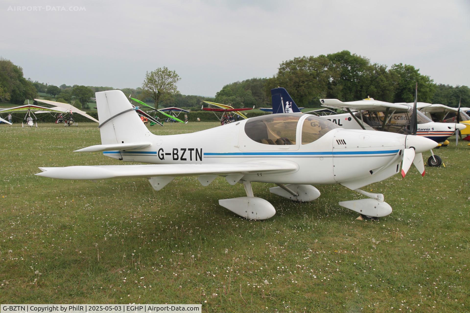 G-BZTN, 2006 Europa XS Tri-Gear C/N PFA 247-13715, G-BZTN 2006 Europa XS Popham Microlight Fly In