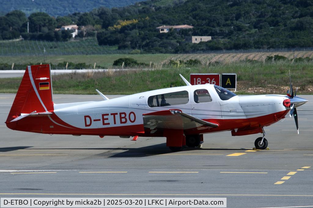 D-ETBO, Mooney M20M TLS Bravo C/N 27-0032, Parked