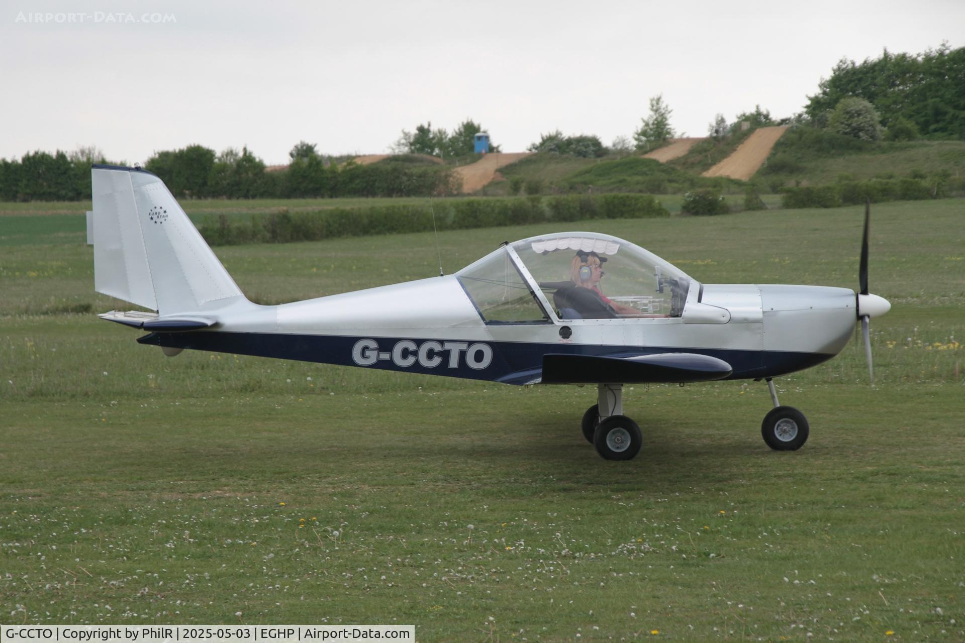 G-CCTO, 2004 Aerotechnik EV-97 Teameurostar UK C/N PFA 315-14136, G-CCTO 2004 Aerotechnil EV-97 Eurostar Popham Microlight Fly In
