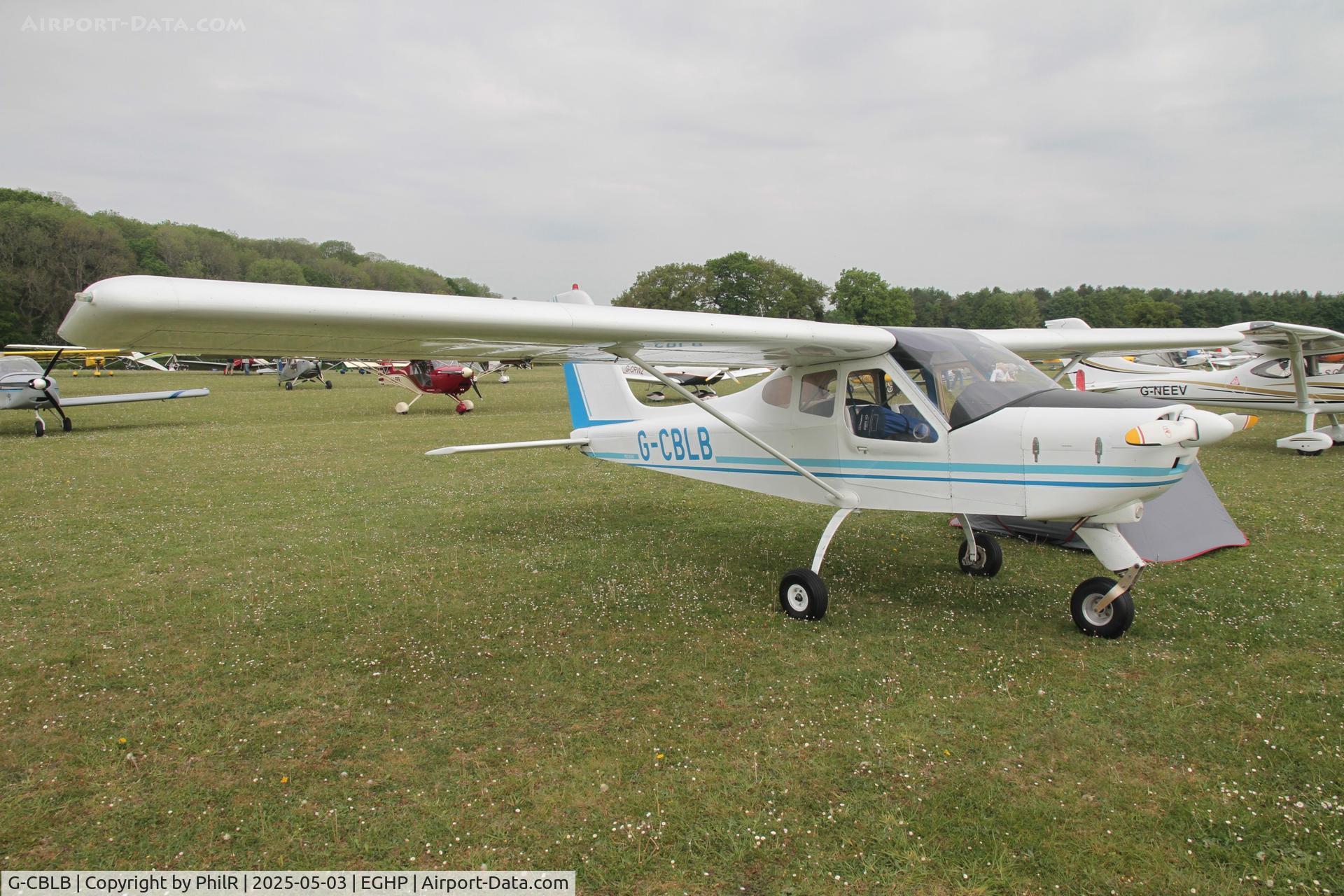 G-CBLB, 2002 Tecnam P-92EM Echo C/N PFA 318-13770, G-CBLB 2002 Tecnam P92-EA Echo Popham Microlight Fly In 