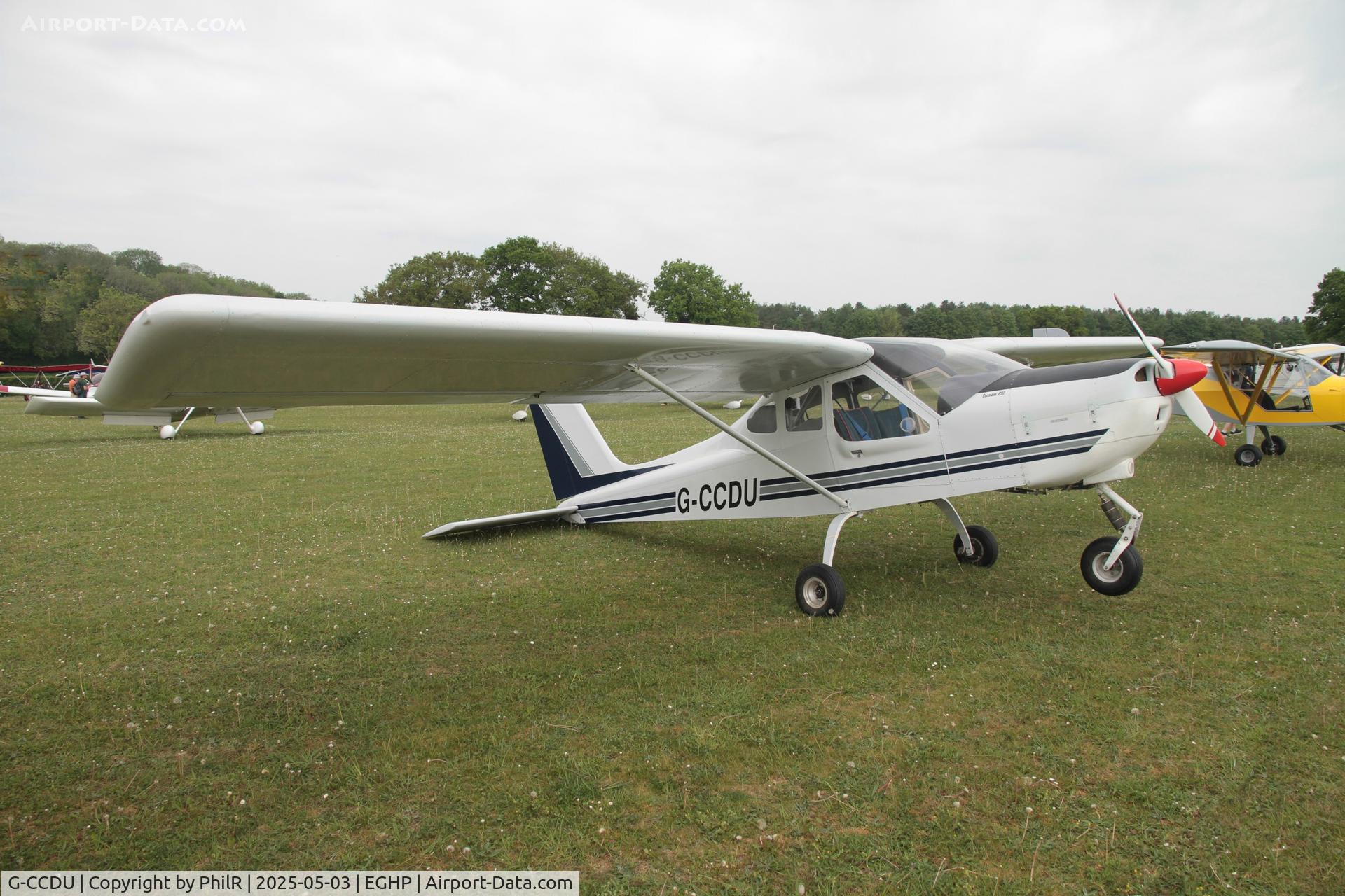 G-CCDU, 2003 Tecnam P-92EM Echo C/N PFA 318-13721, G-CCDU 2003 Tecnam P92-EM Echo Popham Microlight Fly In 