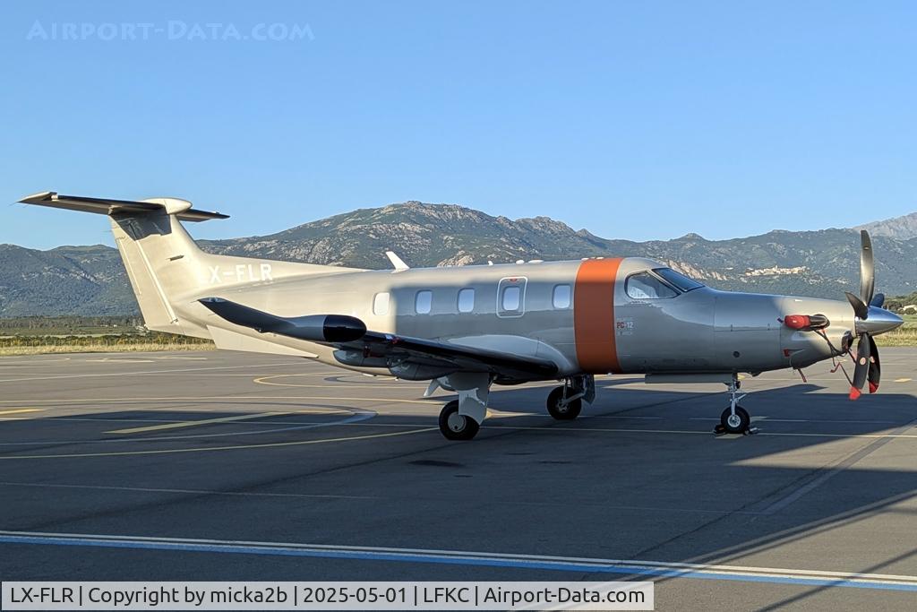 LX-FLR, Pilatus PC-12NGX C/N 2397, Parked