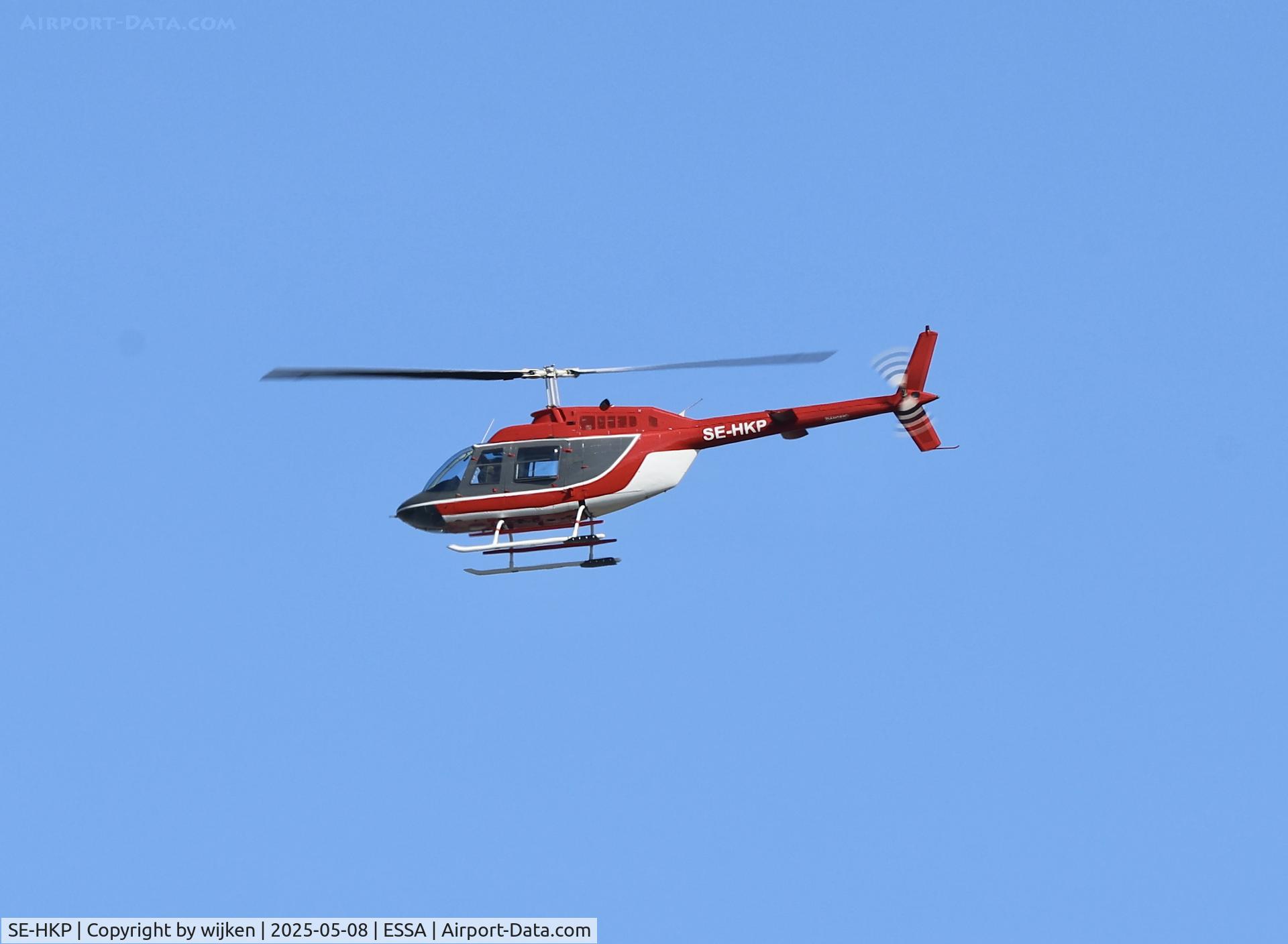 SE-HKP, 1980 Bell 206B C/N 2987, Rwy 01L