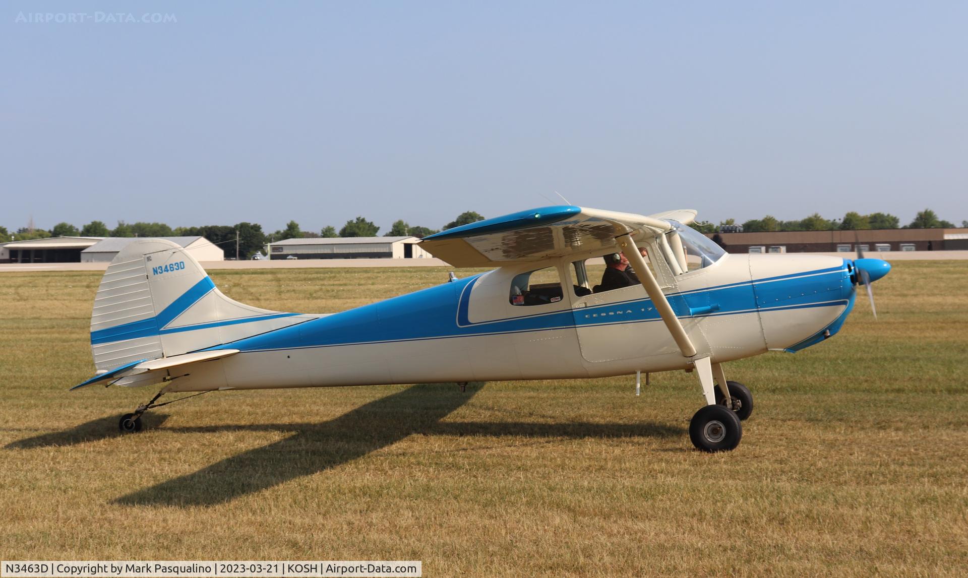 N3463D, 1955 Cessna 170B C/N 27006, Cessna 170B
