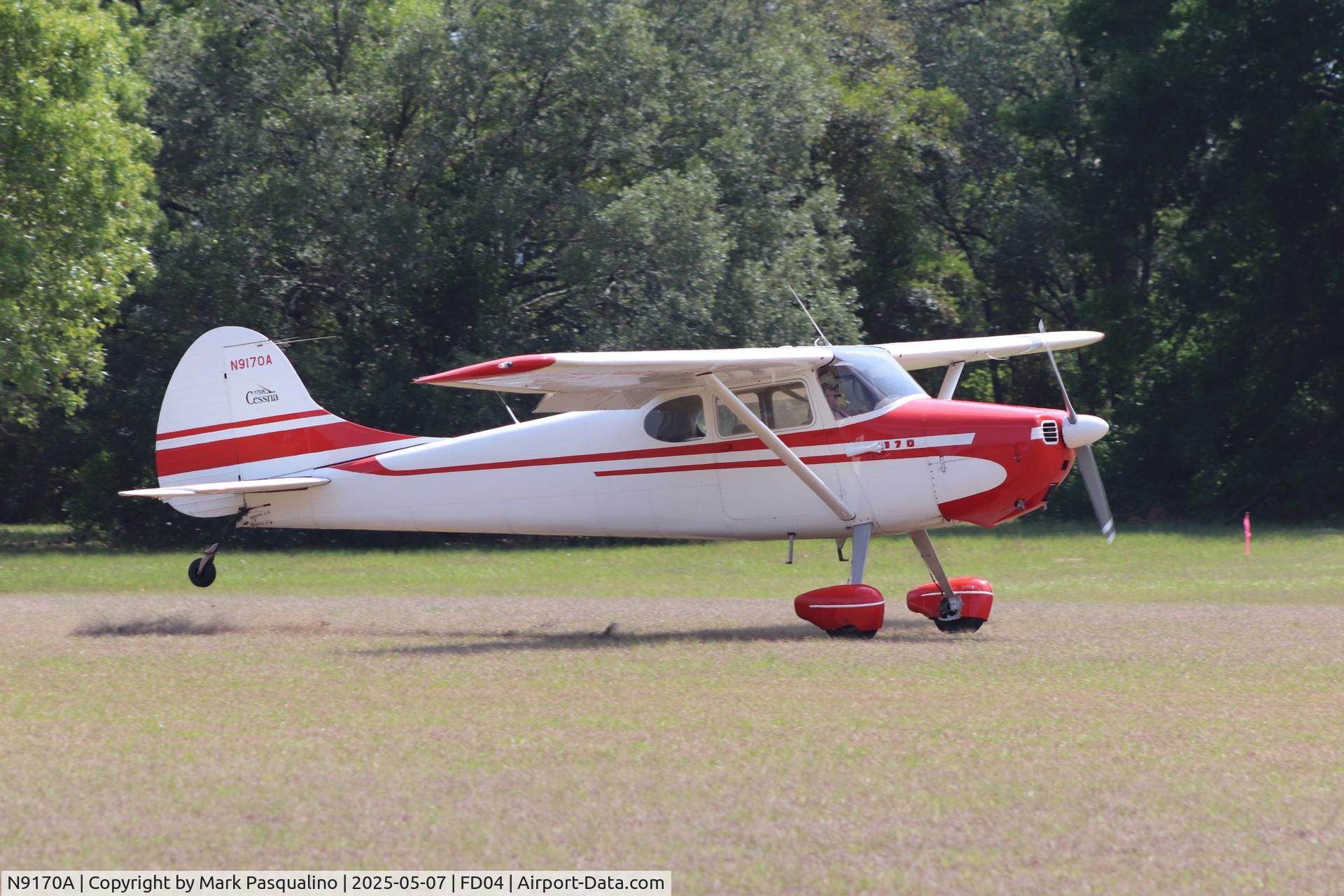 N9170A, 1950 Cessna 170A C/N 19361, Cessna 170A