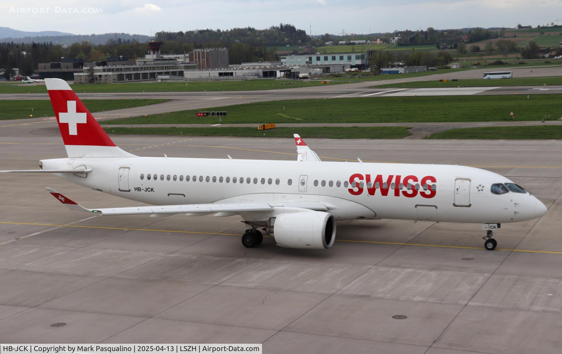 HB-JCK, 2018 Bombardier CSeries CS300 (BD-500-1A11) C/N 55027, Airbus A220-371