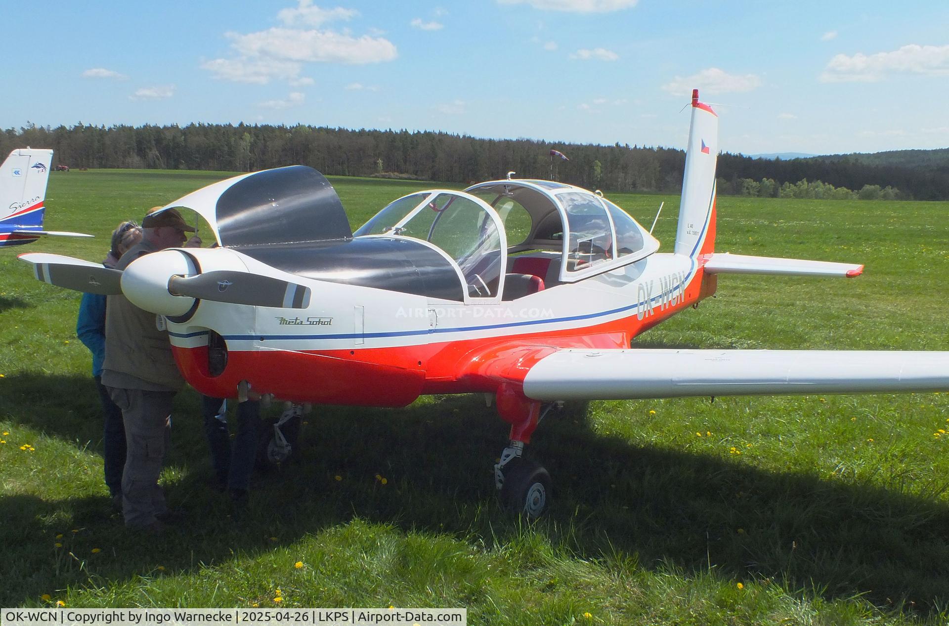 OK-WCN, 1958 Orlican L-40 Meta Sokol C/N 150511, Orlican L-40 Meta Sokol at the 2025 Plasy Den ve vzduchu airshow