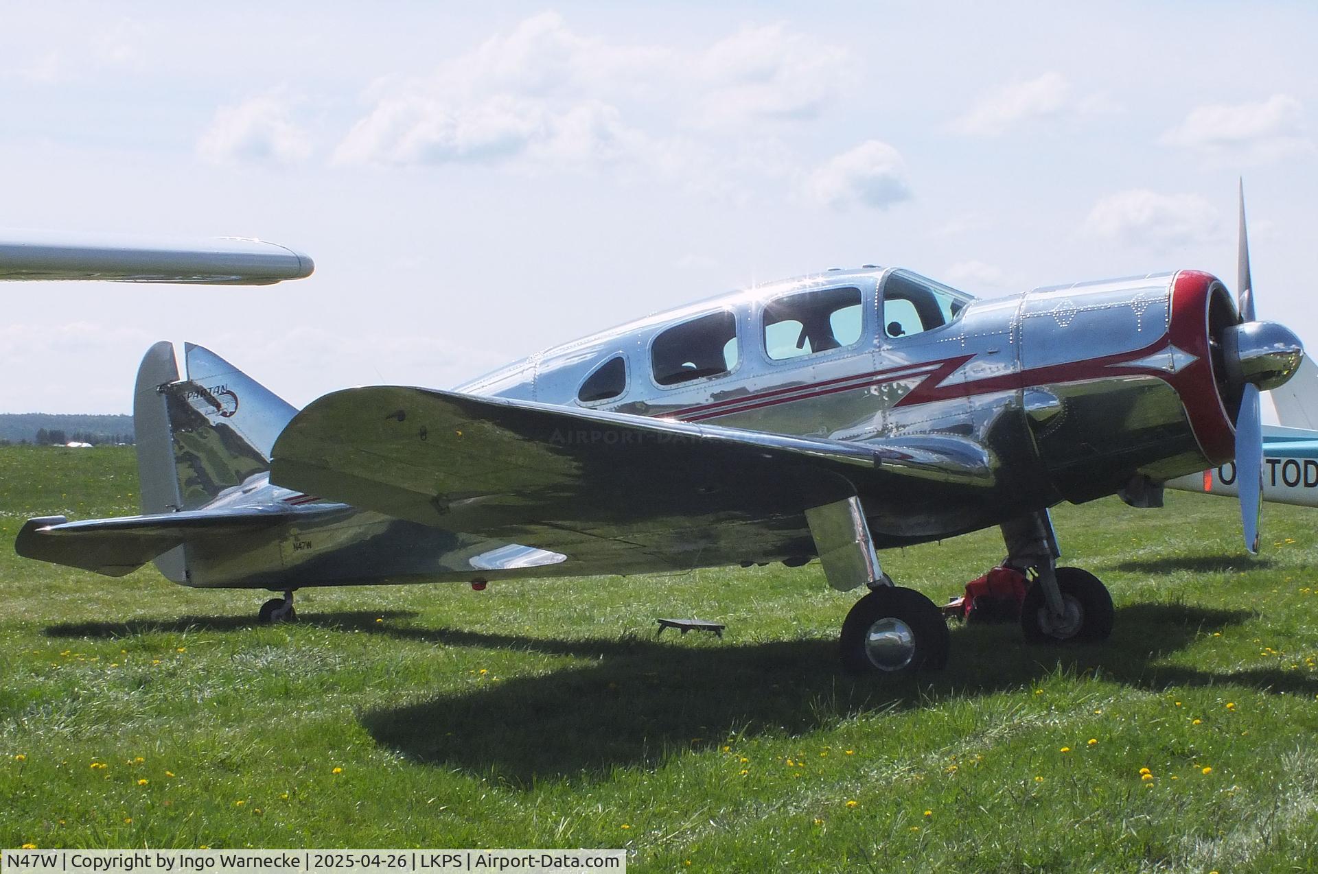 N47W, 1939 Spartan 7W Executive C/N 25, Spartan 7W Executive at the 2025 Plasy Den ve vzduchu airshow
