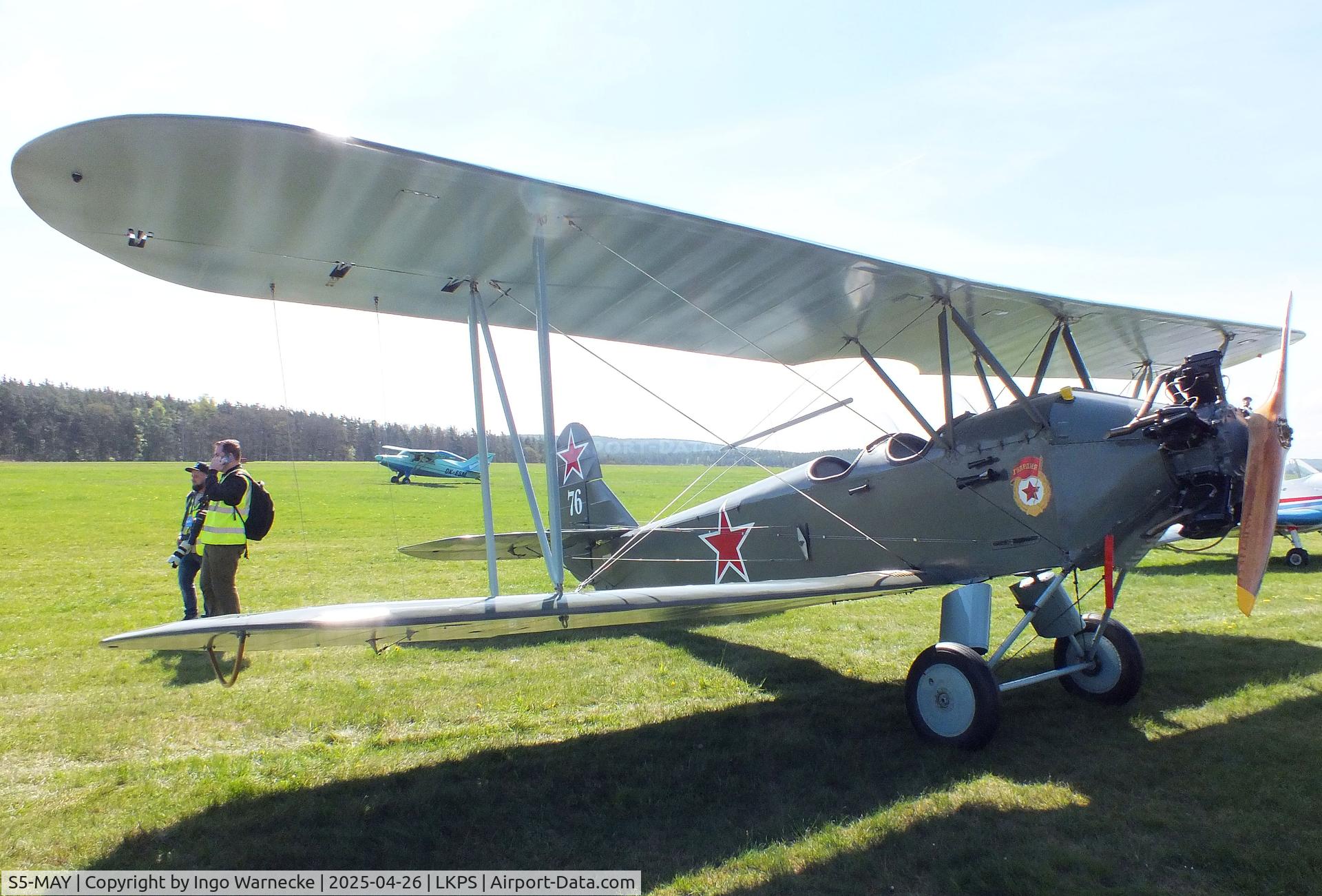 S5-MAY, Polikarpov Po-2 C/N 0076, Polikarpov Po-2 at the 2025 Plasy Den ve vzduchu airshow