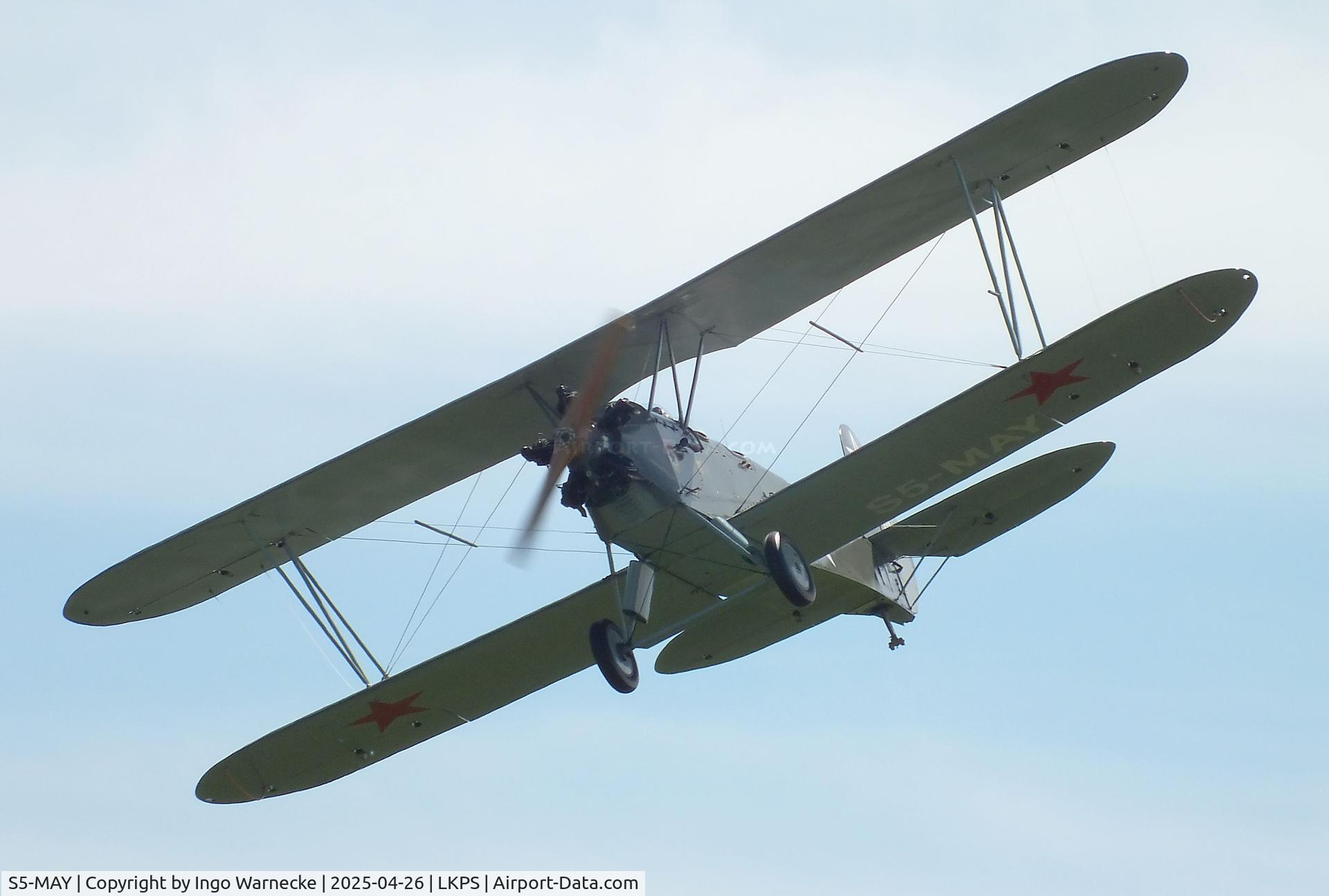 S5-MAY, Polikarpov Po-2 C/N 0076, Polikarpov Po-2 at the 2025 Plasy Den ve vzduchu airshow