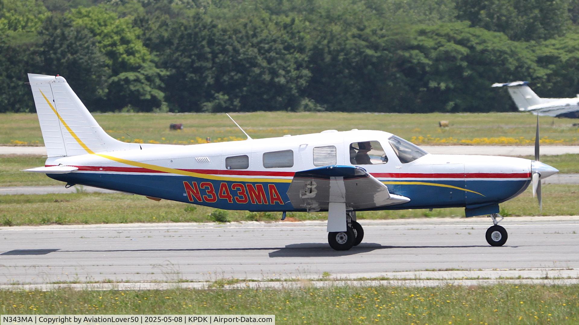 N343MA, 2001 Piper PA-32R-301 C/N 32-46183, Saratoga II HP