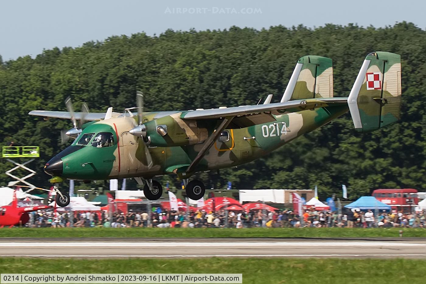 0214, PZL Mielec M28B/PT C/N AJG003-02, NATO Days.