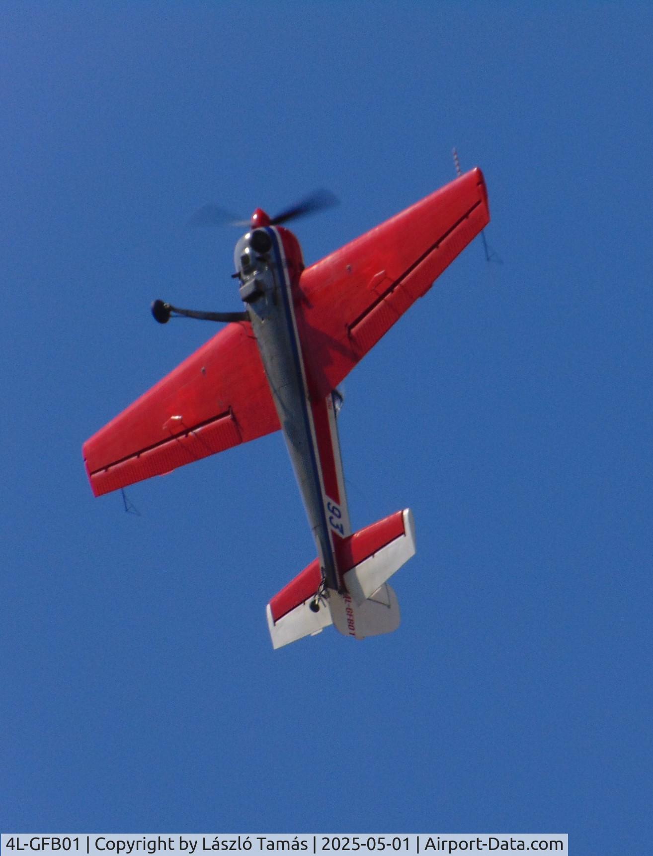 4L-GFB01, Yakovlev Yak-55 C/N 901010, Vári Gyula's spectacular display at Kadarkút airshow...