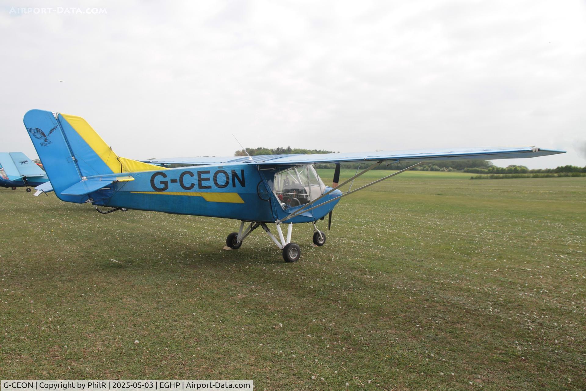 G-CEON, , G-CEON 2008 X'Air Hawk Popham Microlight Fly In 