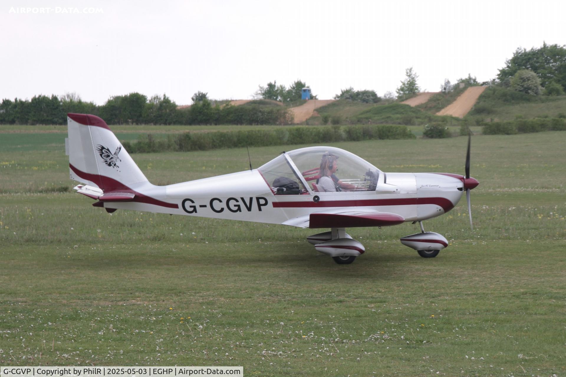 G-CGVP, 2011 Aerotechnik EV-97 Eurostar C/N LAA 315-15047, G-CGVP 2011 Aerotechnil EV-97 Eurostar Popham Microlight Fly In