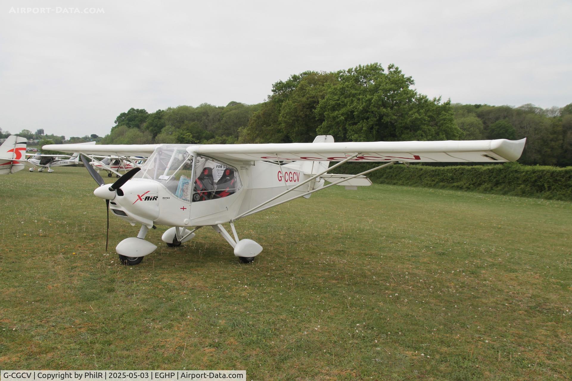 G-CGCV, , G-CGCV 2009 X'Air Hawk Popham Microlight Fly In 