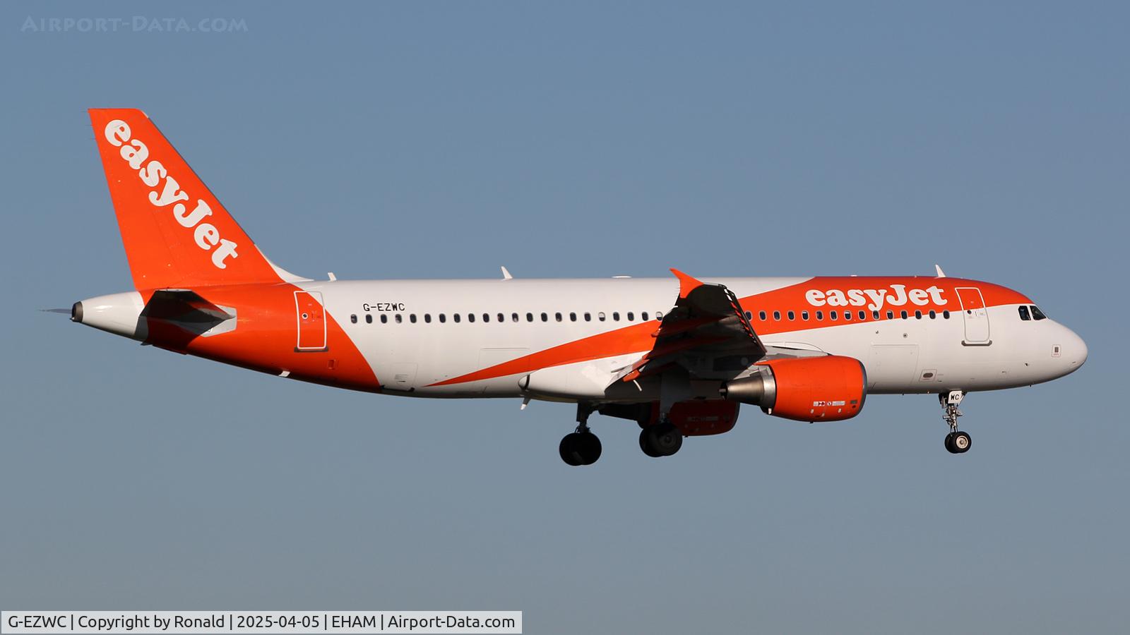 G-EZWC, 2012 Airbus A320-214 C/N 5236, at eham