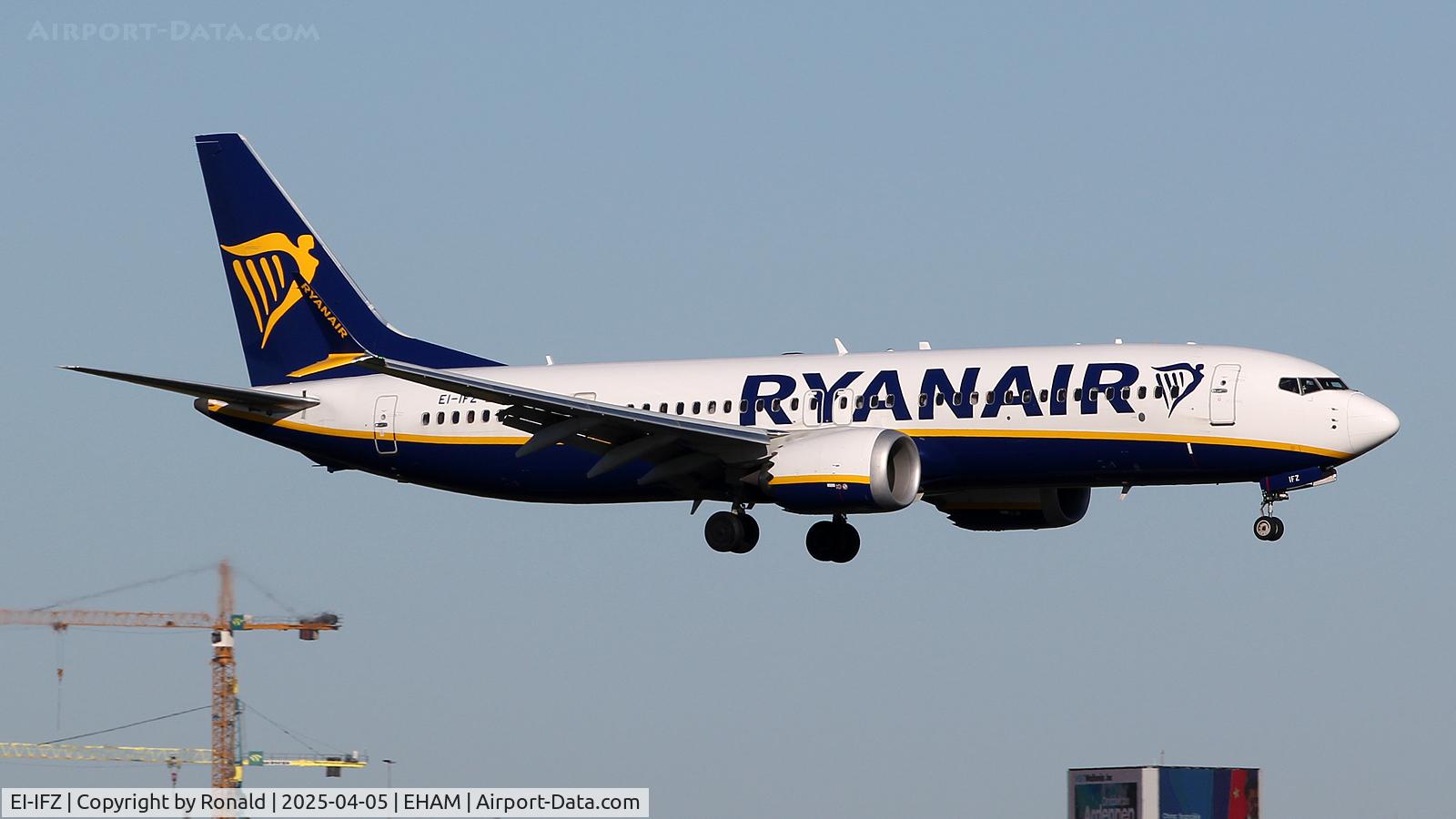 EI-IFZ, 2022 Boeing 737-8 200 C/N 67072 / 8497, at eham