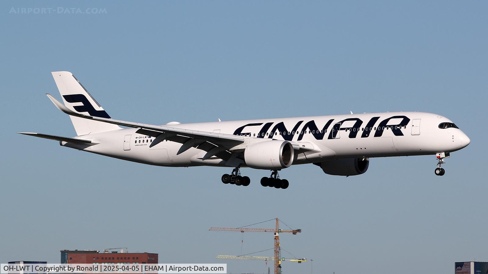 OH-LWT, 2024 Airbus A350-941 C/N 708, at eham