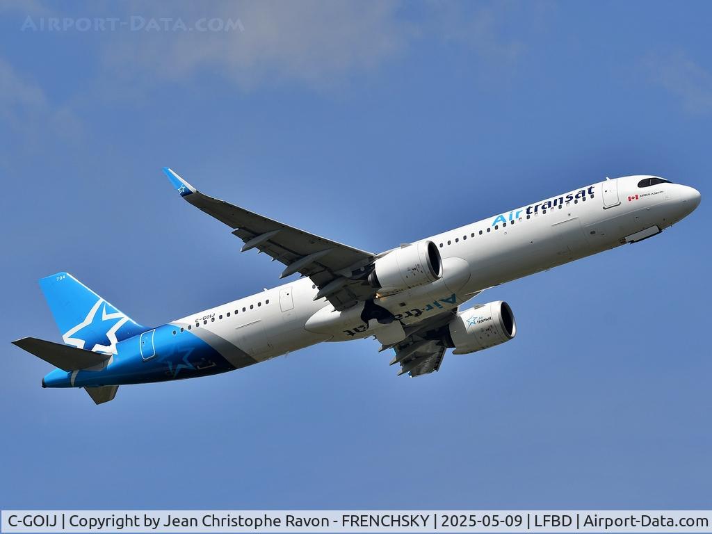 C-GOIJ, 2019 Airbus A321-271NX C/N 9278, Bordeaux (BOD)	Montreal (YUL)	TS517