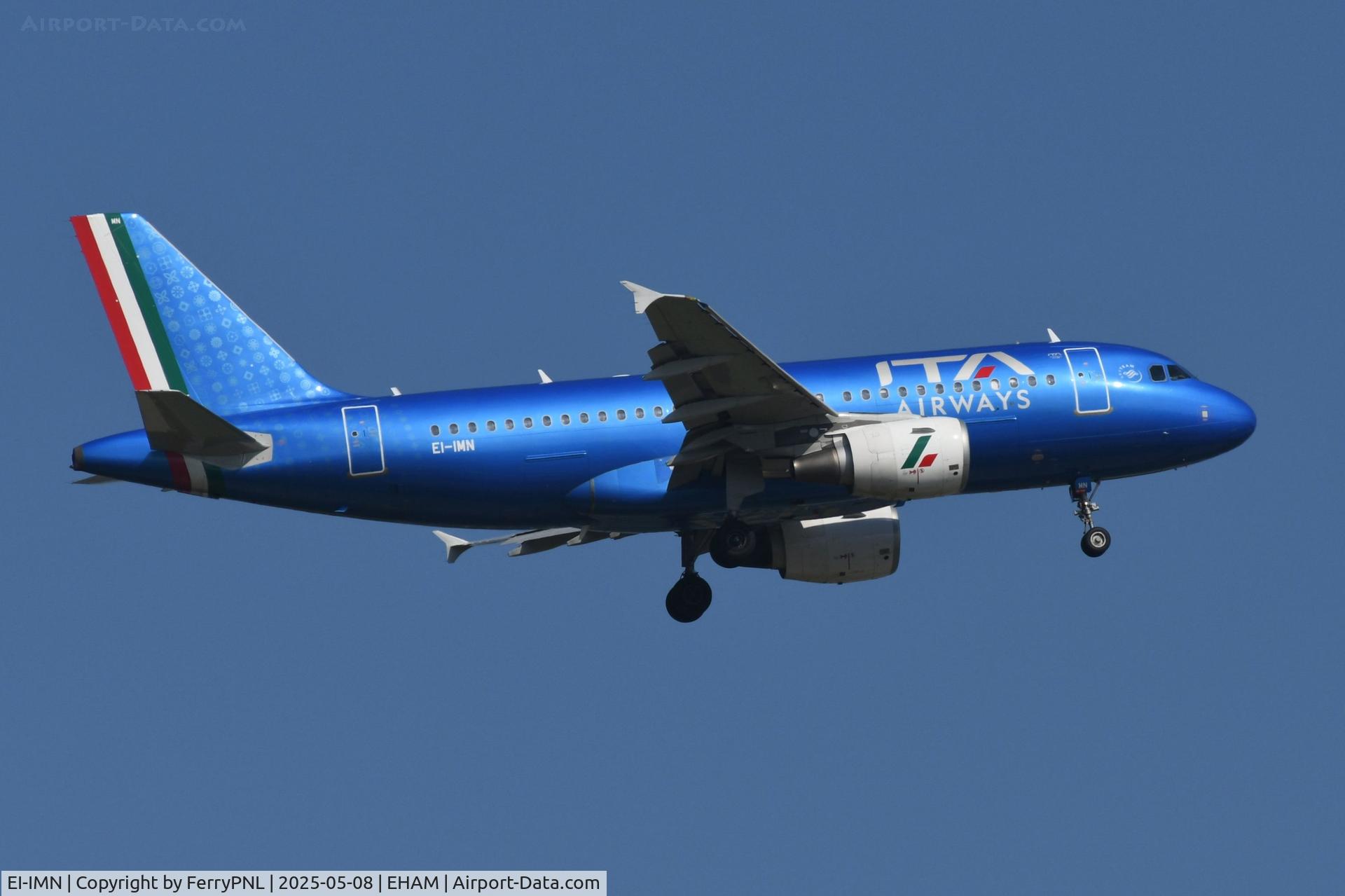 EI-IMN, 2011 Airbus A319-111 C/N 4764, ITA A319 on short final