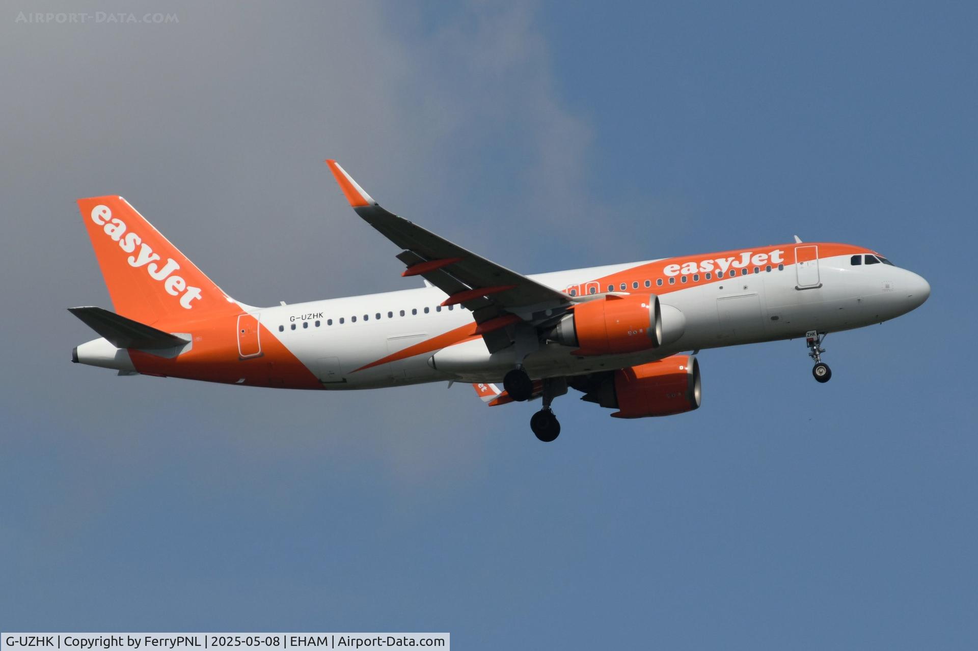 G-UZHK, 2018 Airbus A320-251N C/N 8356, Easyjet A320N arriving