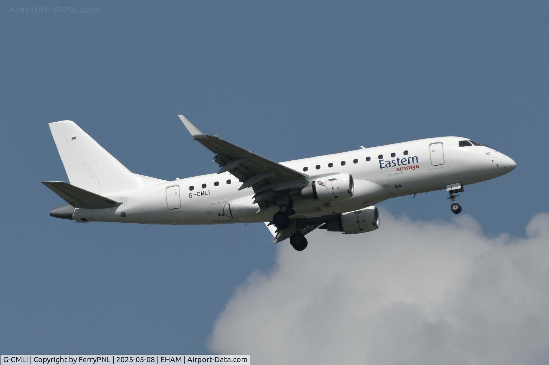 G-CMLI, 2005 Embraer 170LR (ERJ-170-100LR) C/N 17000093, Eastern Airways flying this ERJ170 on behalf of KLM