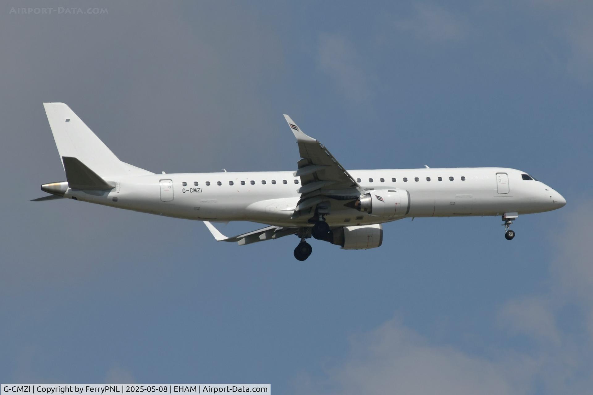 G-CMZI, 2014 Embraer ERJ-190 STD C/N 19000661, Former KLM Cityhopper ERJ190 now flown by Eastern Airways on behalf of KLM Cityhopper
