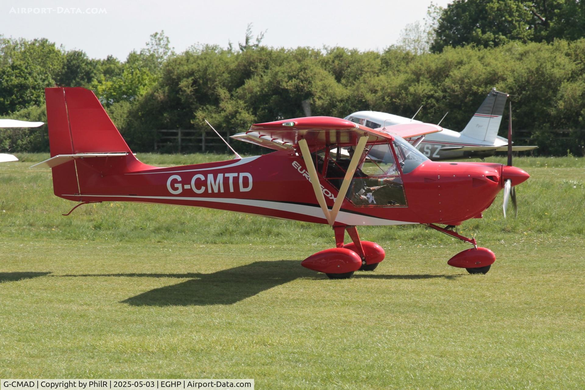 G-CMAD, 2021 Air Creation Tanarg / BioniX 13 912S-2 C/N BMAA/HB/735, G-CMTD 2024 Ascent Industries Ltd Eurofox 3K Popham Microlight Fly In 