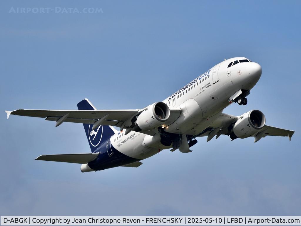 D-ABGK, 2008 Airbus A319-112 C/N 3447, Bordeaux (BOD)	Munich (MUC)	VL2259