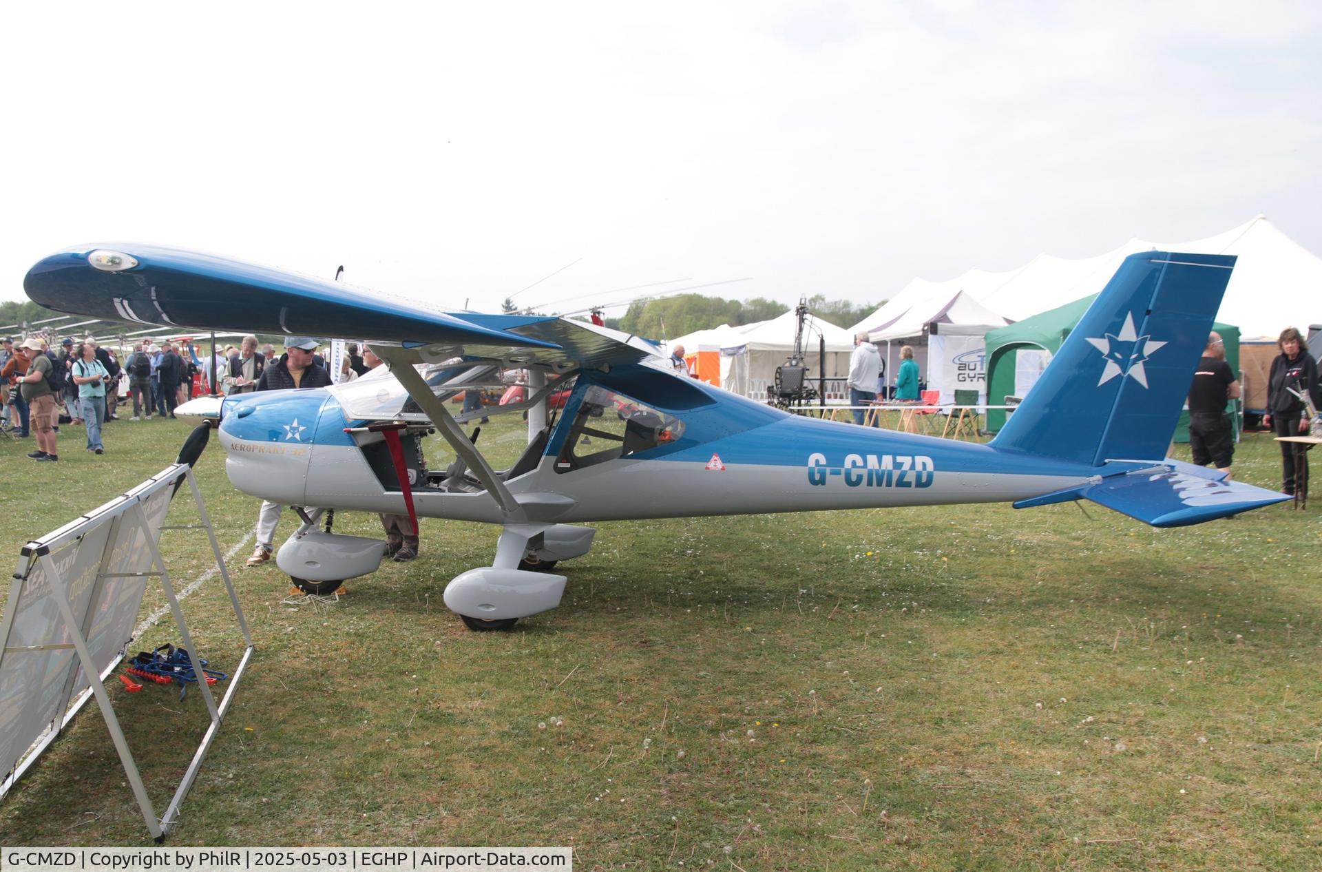 G-DWCB, 2015 Chilton DW1A C/N PFA 225-14454, G-CMZD 2025 Dragon Aviation Sport Aircraft Ltd Aeroprakt A23 VixxenROPRAKT A32 Popham Microlight Fly In