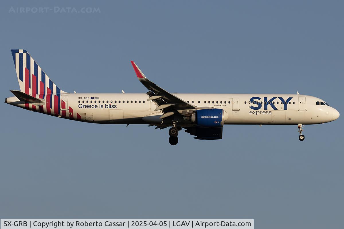 SX-GRB, 2018 Airbus A321-251N C/N 8575, Athens International Airport