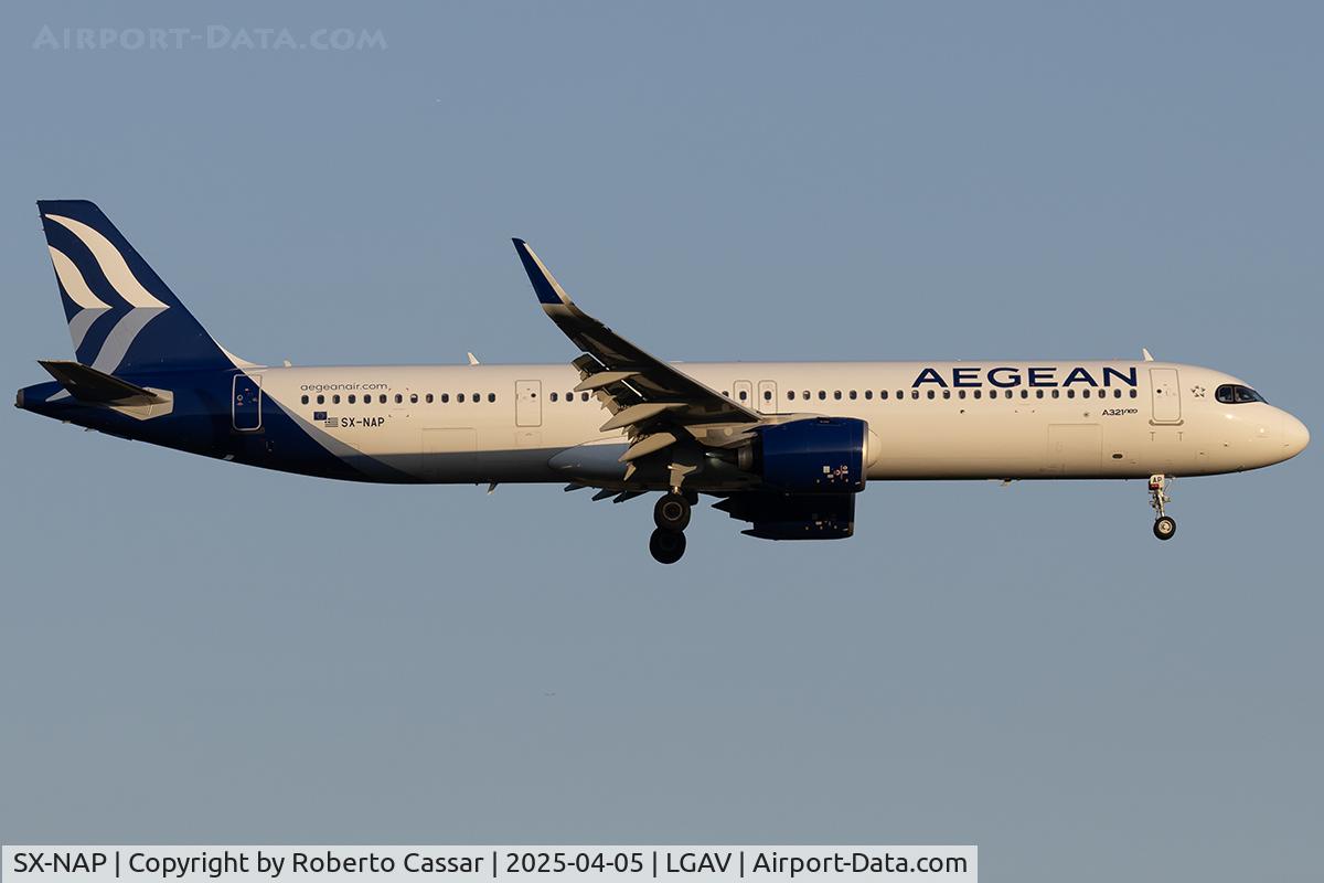 SX-NAP, 2024 Airbus A321-271NX C/N 12381, Athens International Airport