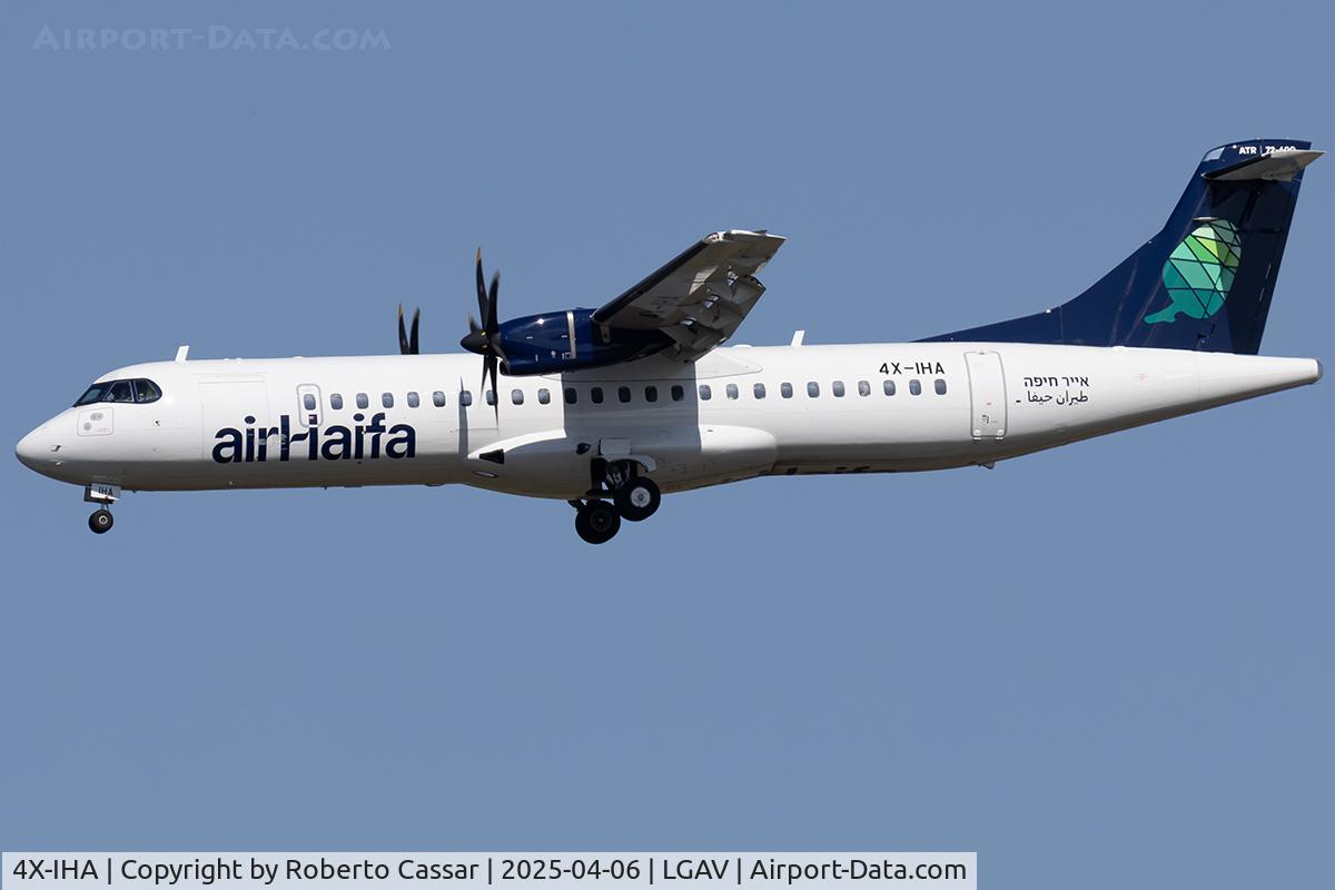 4X-IHA, 2024 ATR 72-600 C/N 1701, Athens International Airport