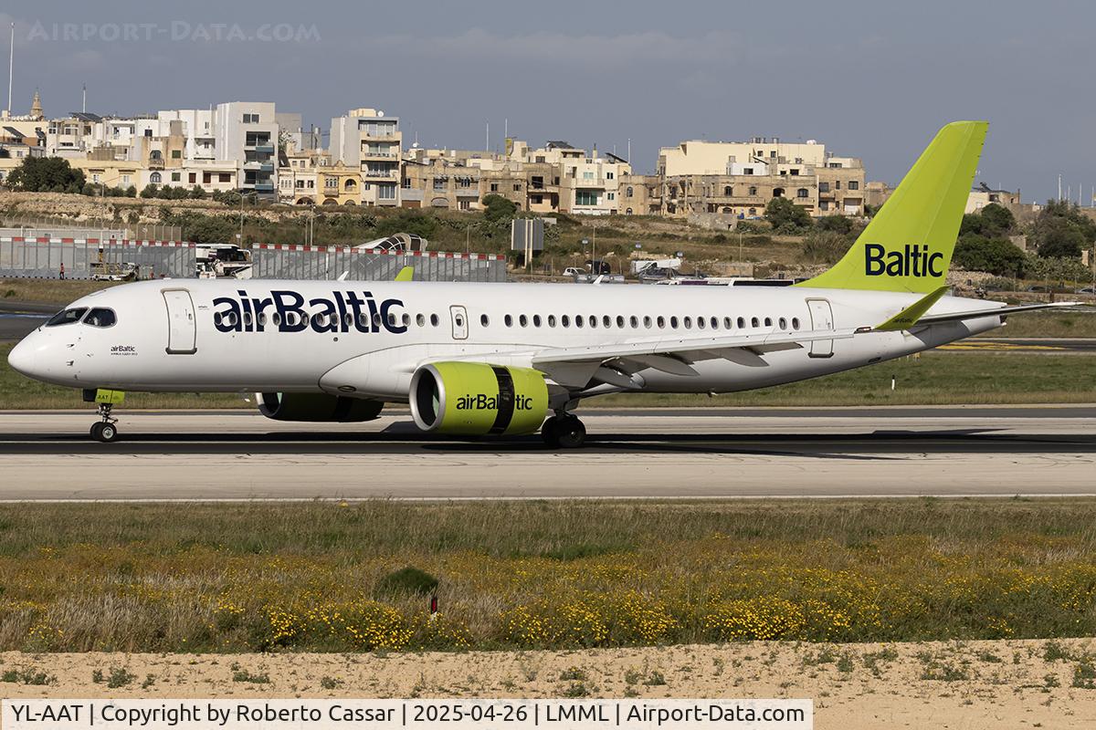 YL-AAT, 2019 Airbus A220-300 C/N 55055, Runway 31