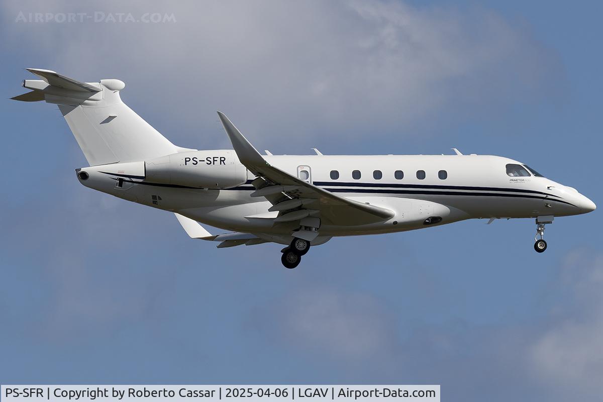 PS-SFR, Embraer Praetor 600 C/N 55020175, Athens International Airport