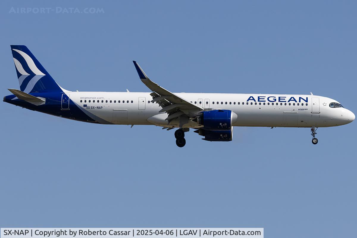SX-NAP, 2024 Airbus A321-271NX C/N 12381, Athens International Airport